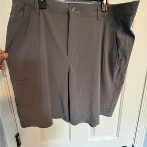 Men's Columbia PFG Gray Flat Front Shorts